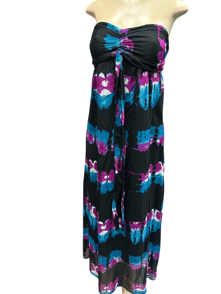 Fire Los Angeles Black/Purple/Teal Dress (Med)