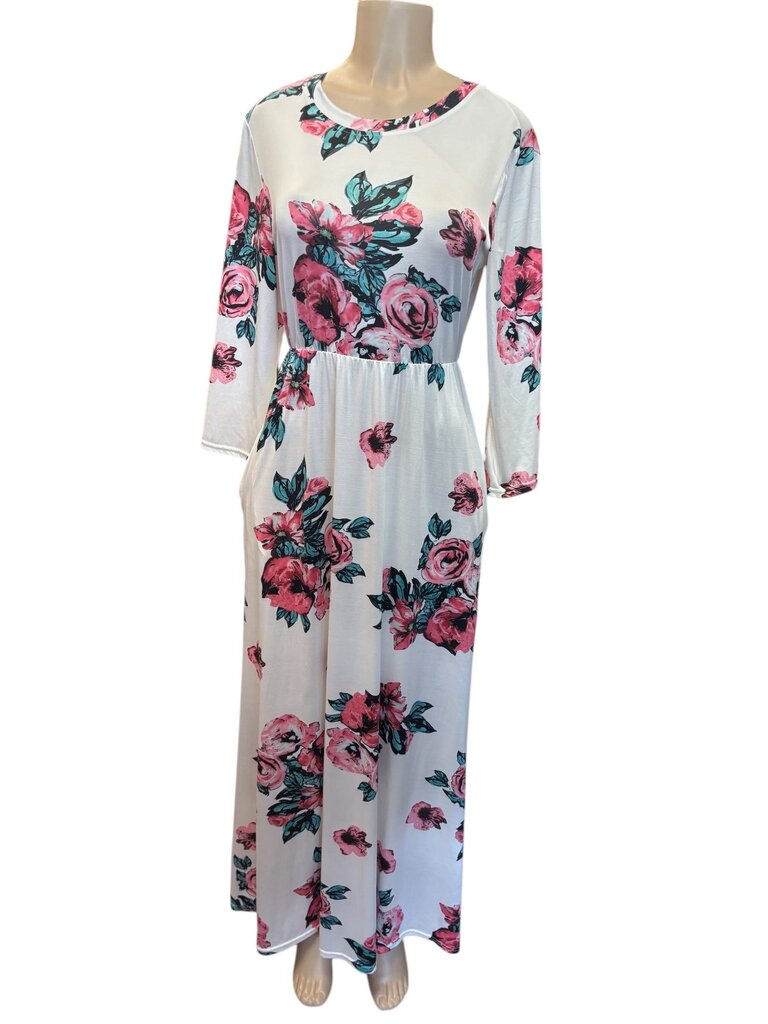 MOW white floral Dress