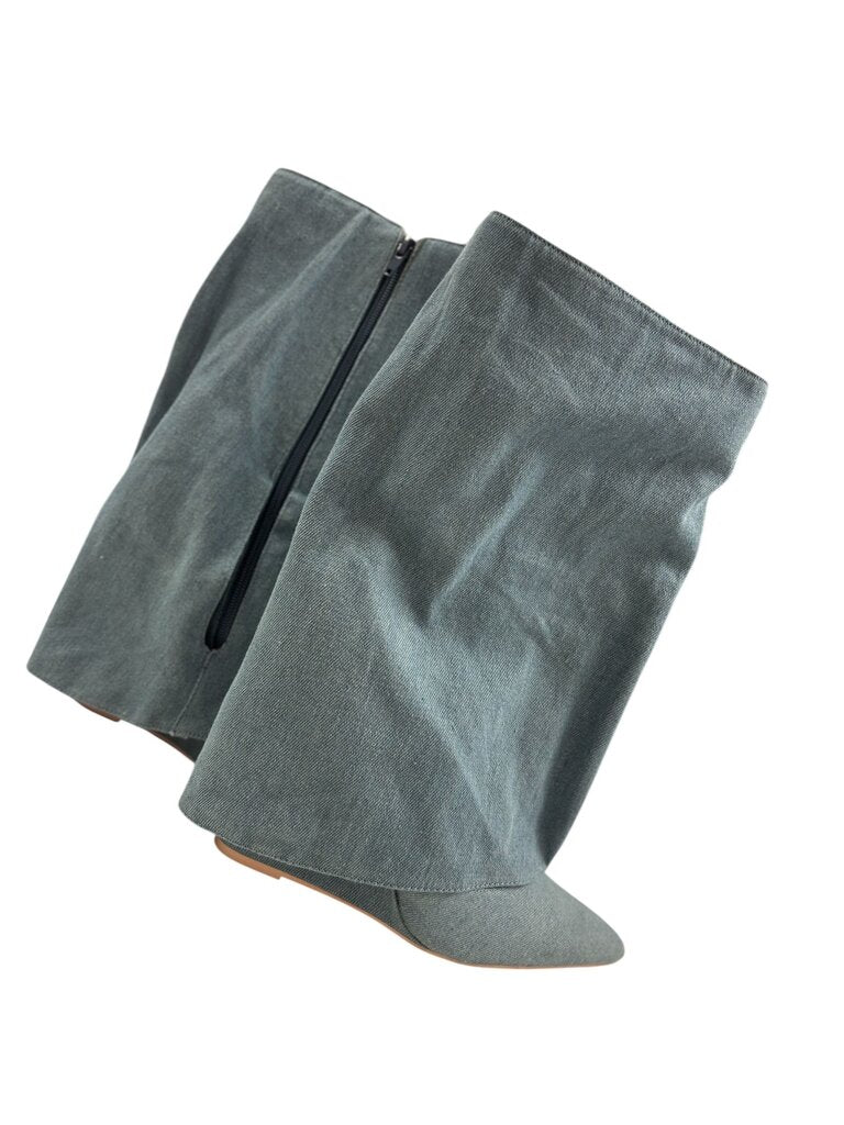 MOW denim blue bootie