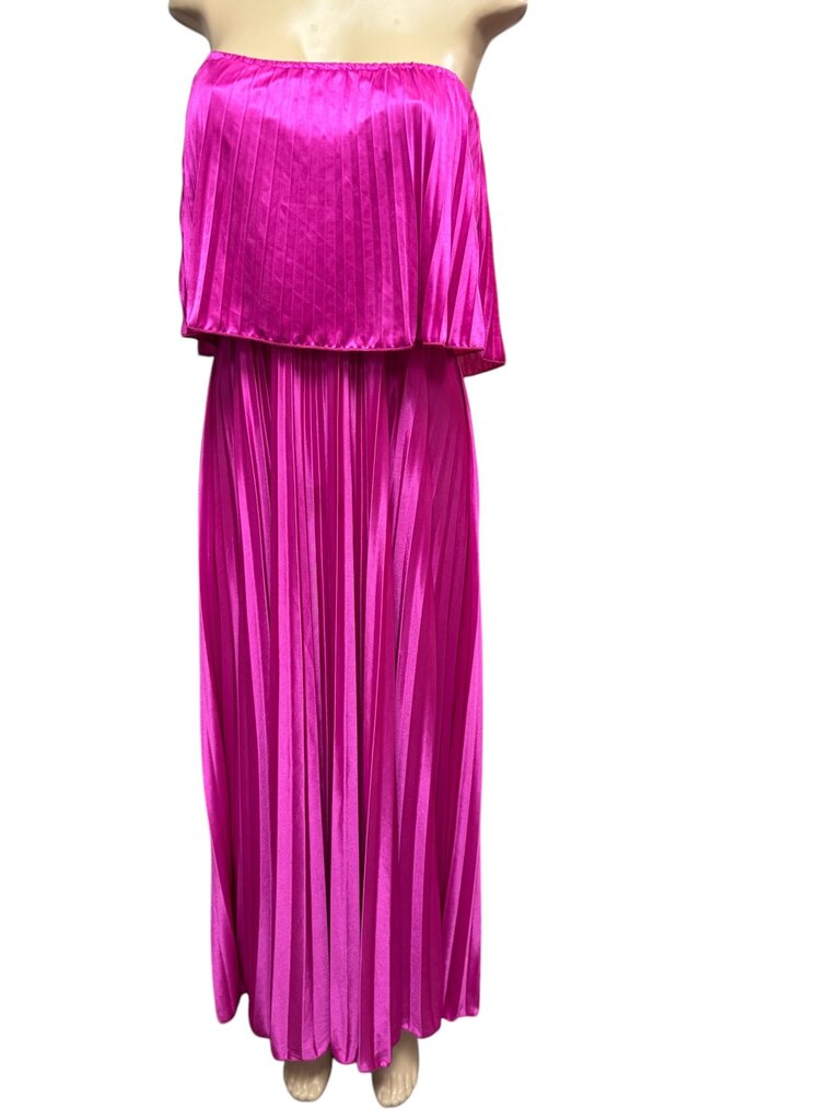 MOW pink strapless dress