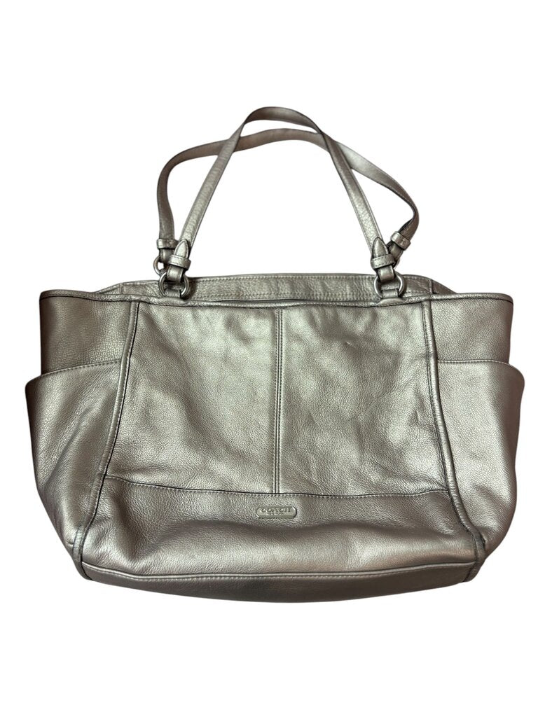 Coach metallic shoulder bag