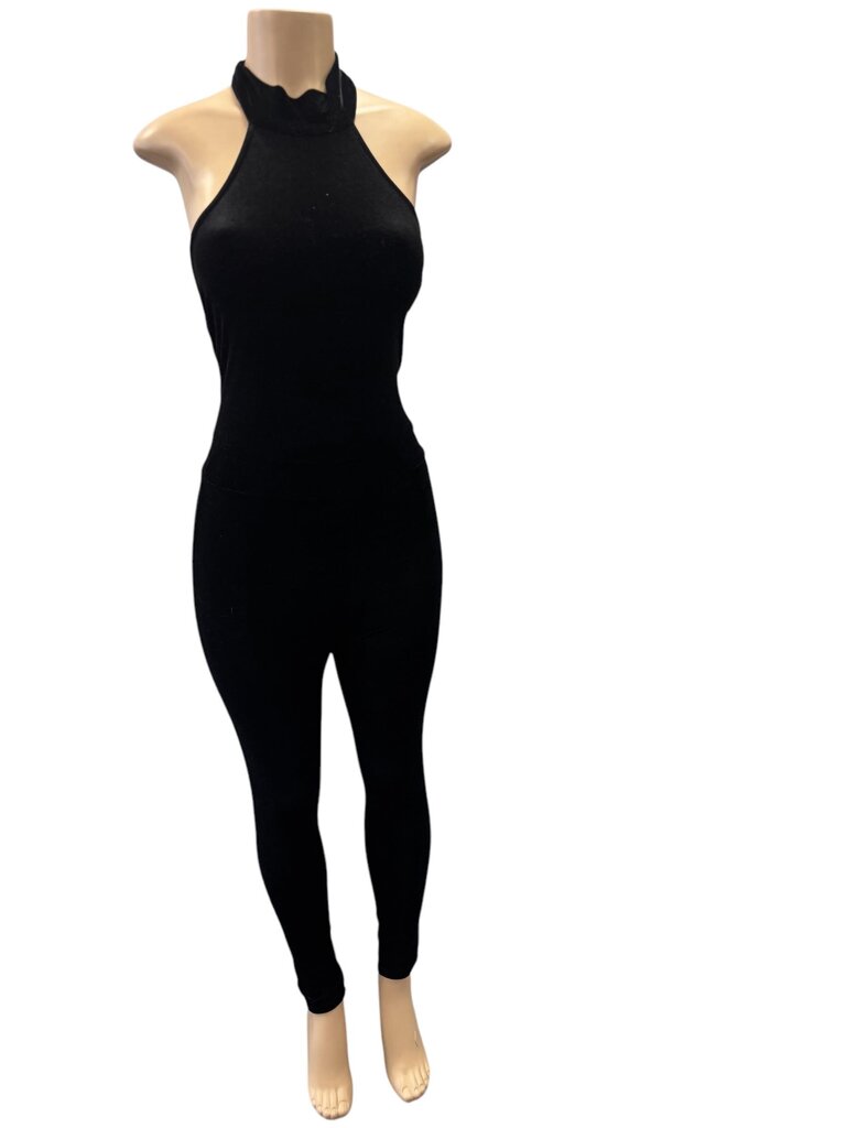 MOW Black Velour Romper (Med)