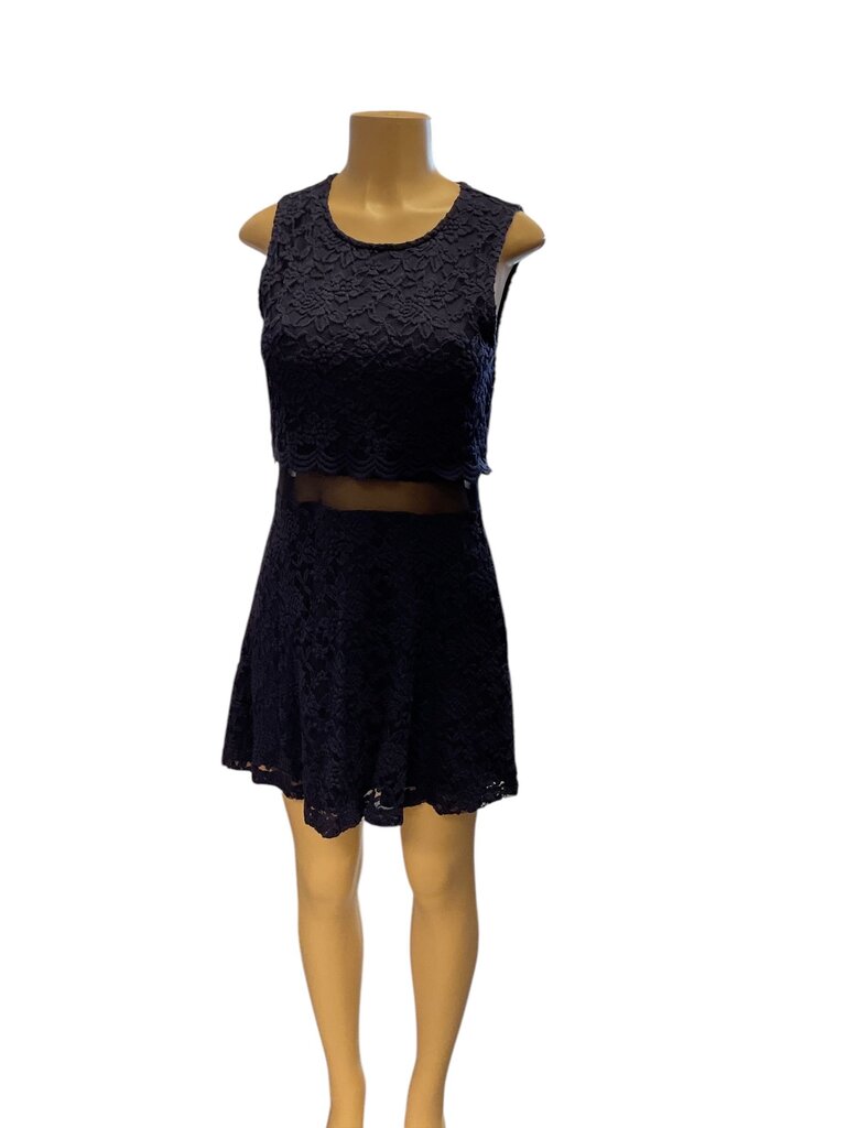 Garage Blue Lace/Sheer Dress (Med)