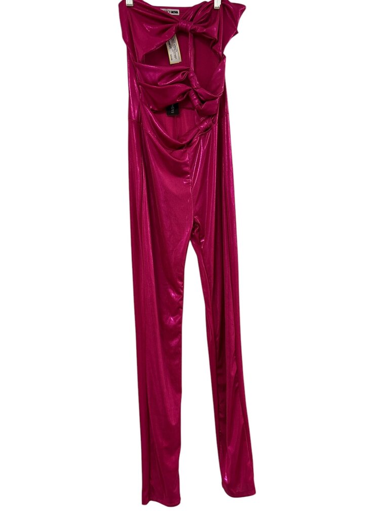 Fashionova Pink Cutout Jumpsuit (Large)