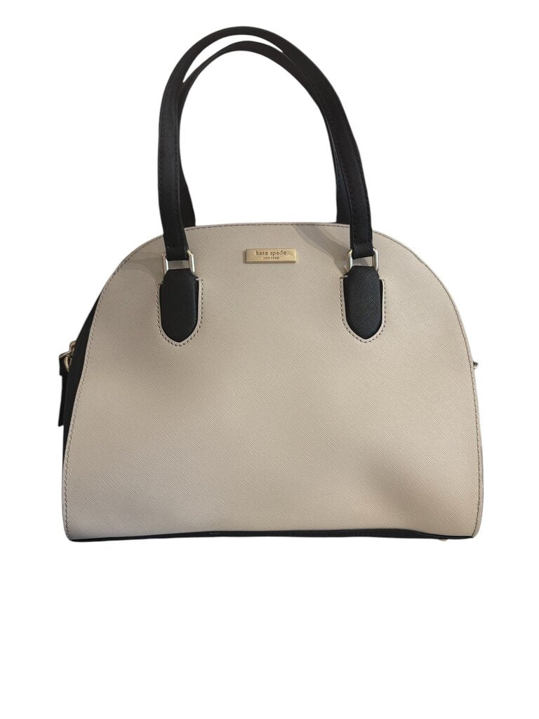 Kate Spade Tan/Black Bucket Bag w/Strap