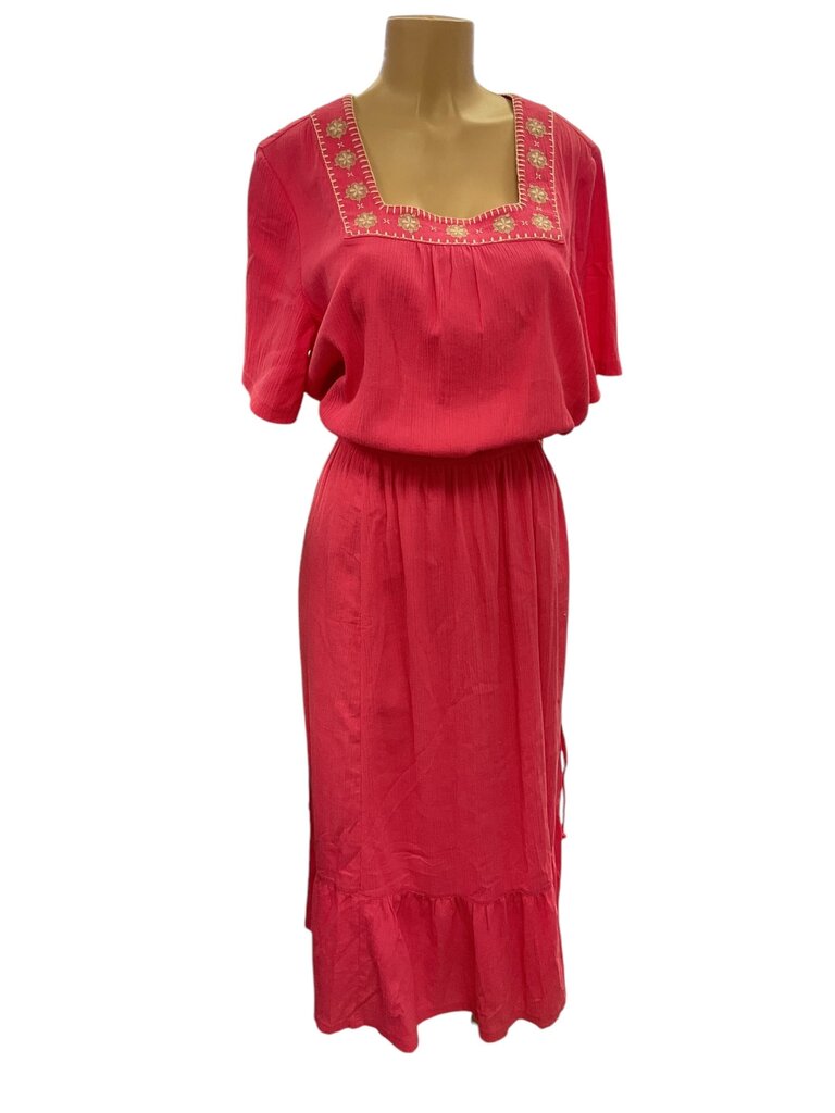 Denim and Co Pink Long Dress (Large)