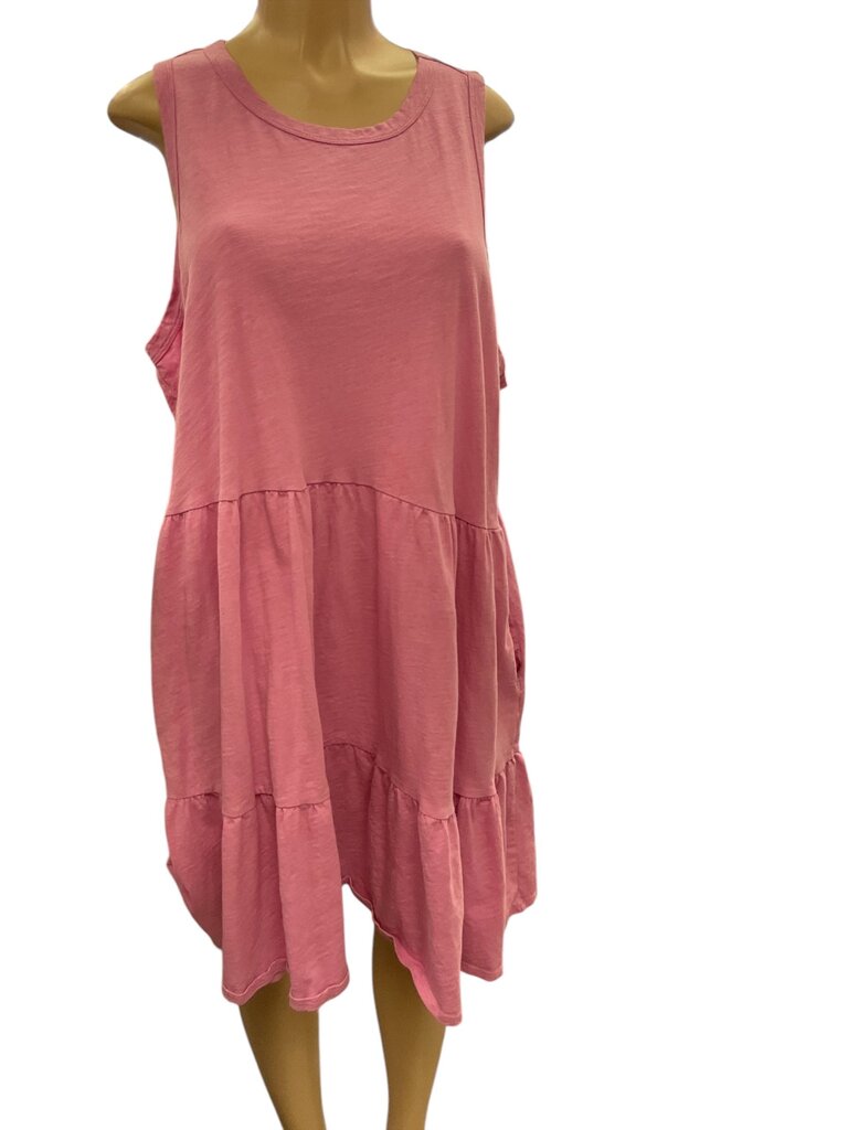 Terra and Sky Pink Sleeveless Dress (2X)