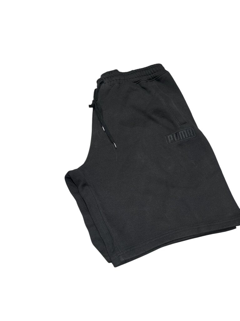 Puma Black Sweat Shorts (Large)