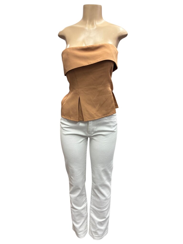 Forever 21 Tan Bodice Top (Med)
