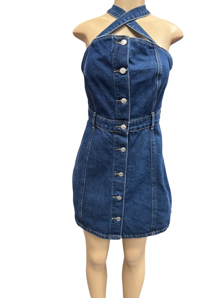 Forever 21 Denim Mini Dress (1X)