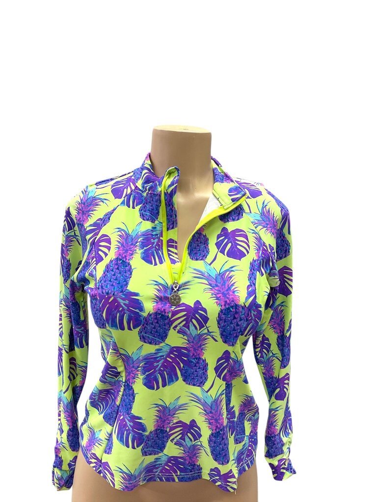 Tzu Tzu Green/Purple Shirt (Small)