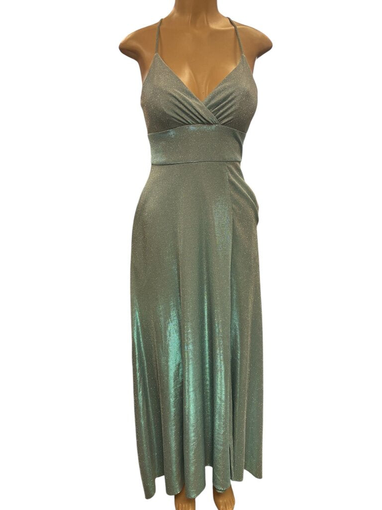 Jules and Cleo blue iridescent dress