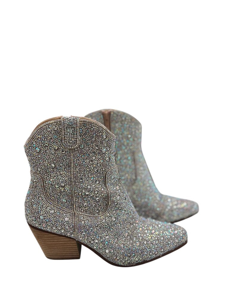 Betsy Johnson (7) Rhinestone Boots
