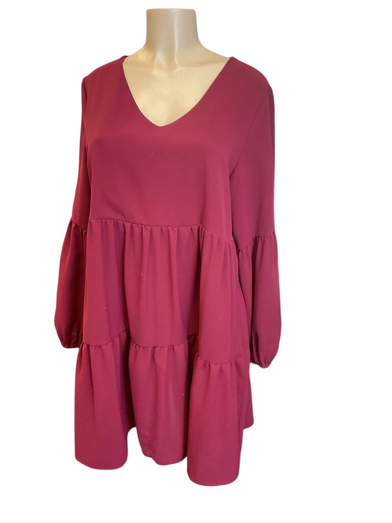 MOW (Large) Burgundy Peasant Top Dress