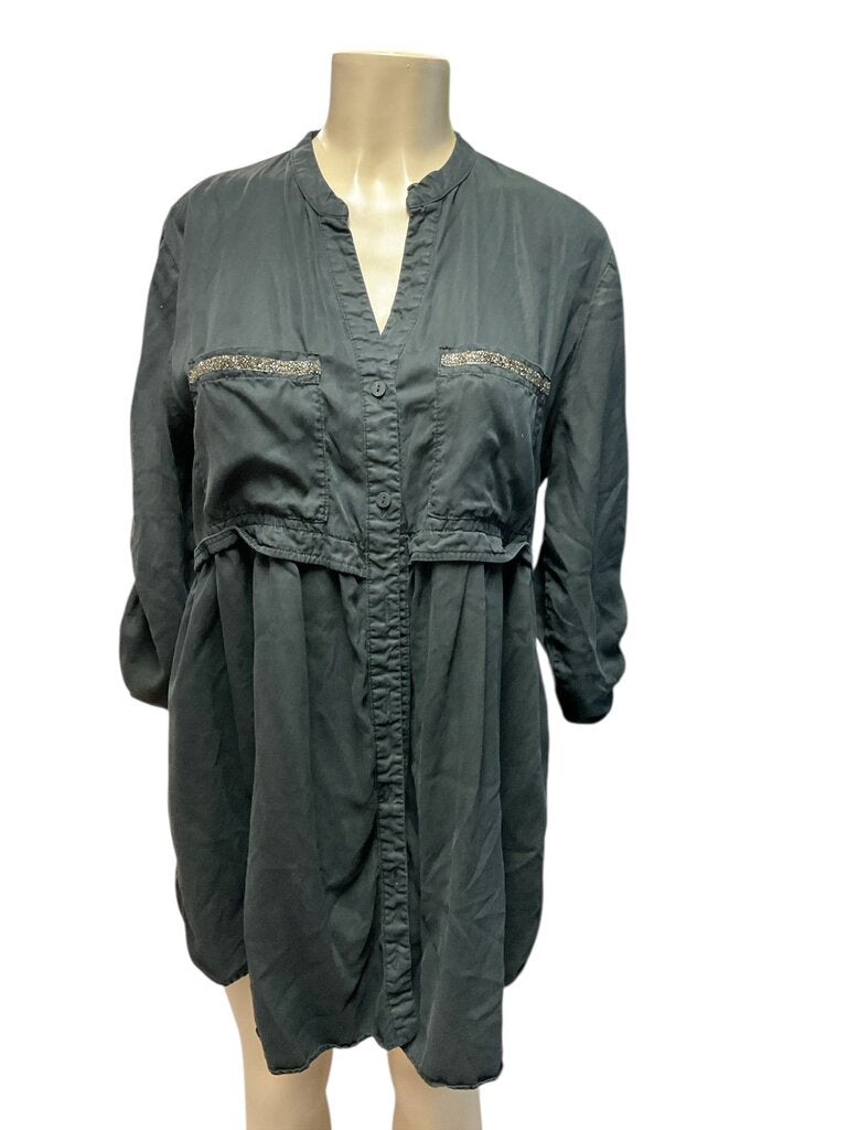 Zara Black t shirt dress
