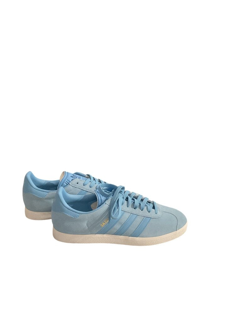 Adidas (9.5) Gazelle Blue White Casual Shoe