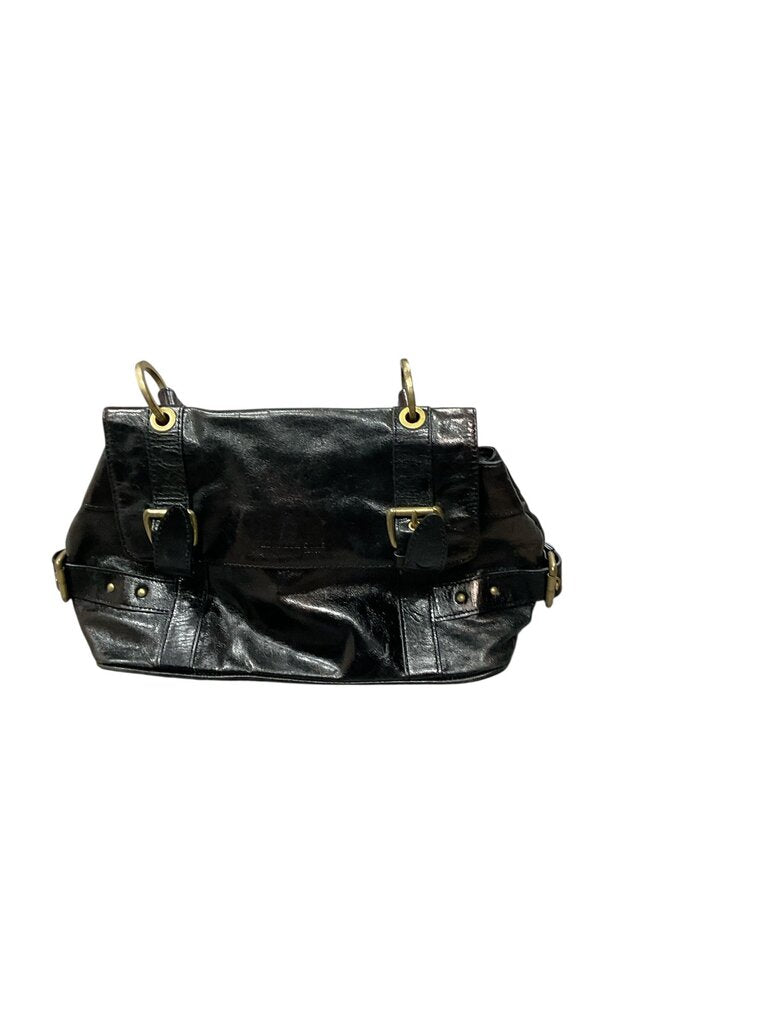 Kenneth Cole Black metallic shoulder bag