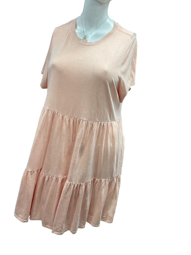 Old navy peach layer ruffle dress