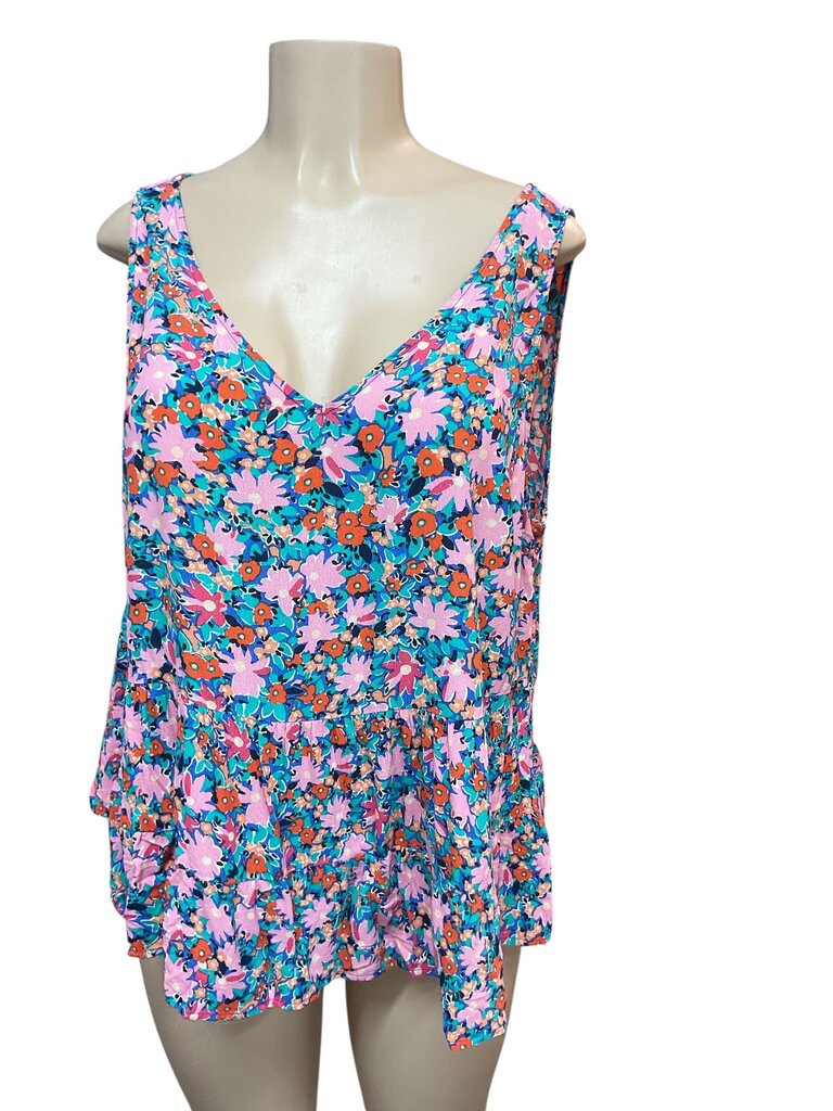Loft (XL) Floral Printed Blouse