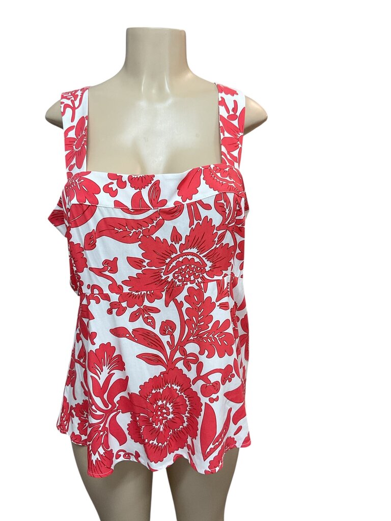 Vince (XL) Camuto Red/White Blouse