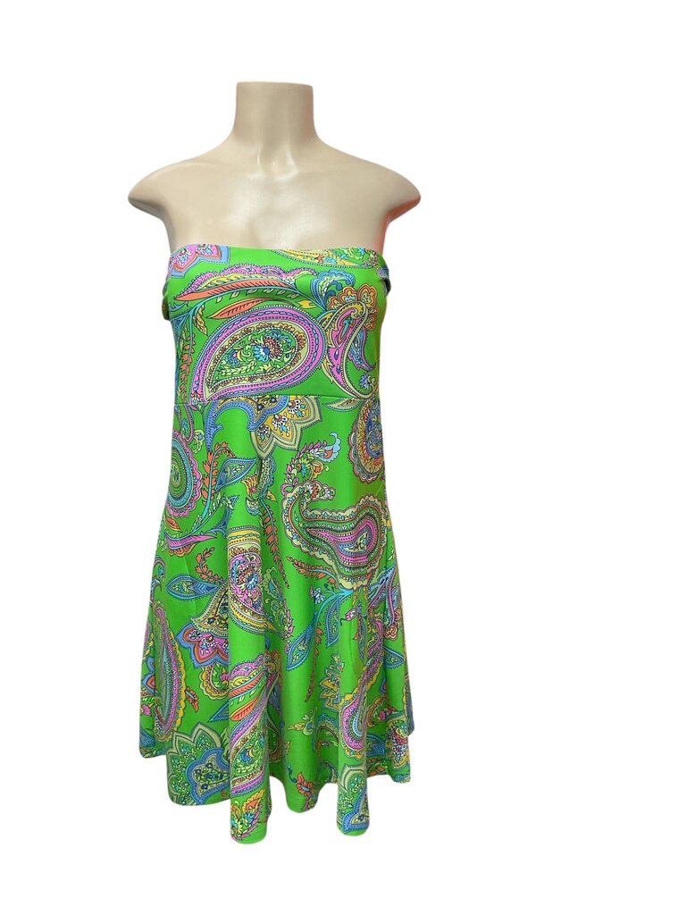 Southwind (Med) Apparel Green Paisley Dress