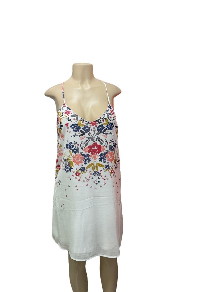 Eyeshadow (Med) White Racerback Strappy Dress