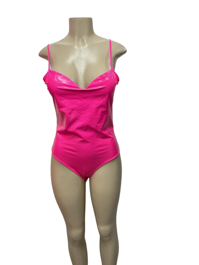 Akira pink latex bodysuit