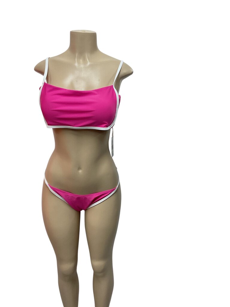 Colloyes pink and white bikini