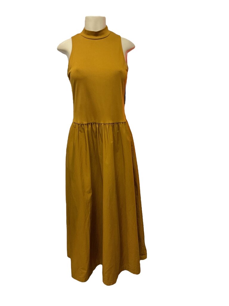 A new day high neck brown dress