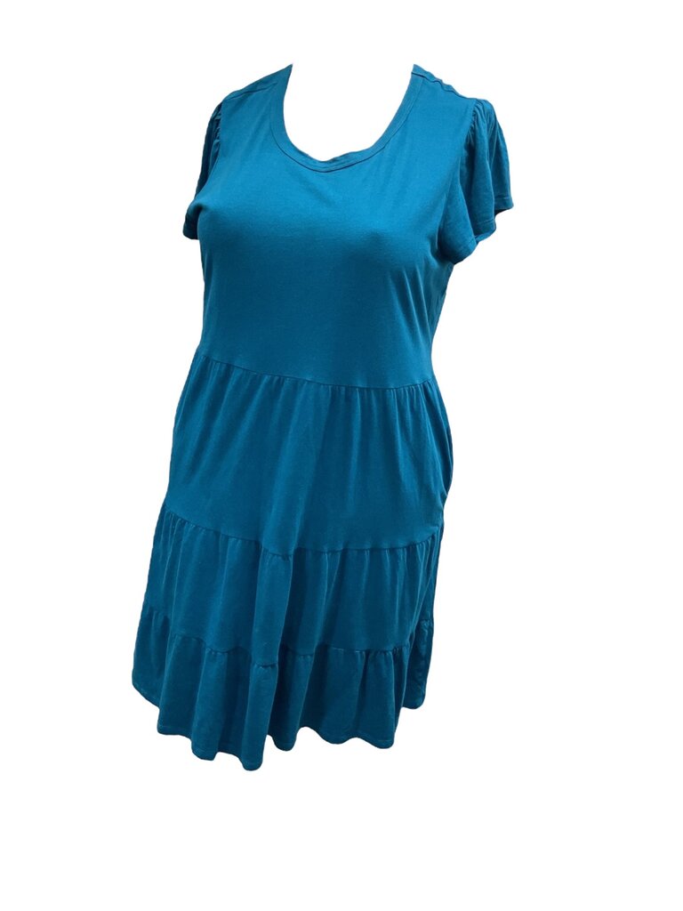 MOW blue layer ruffle dress