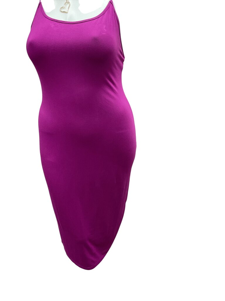 MOW Purple strappy maxi dress
