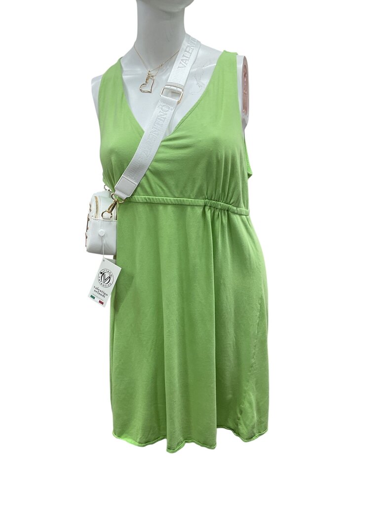 Old (2XL) Navy Green Knit Dress