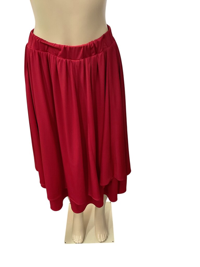 Evanese (Med) Red Formal Skirt