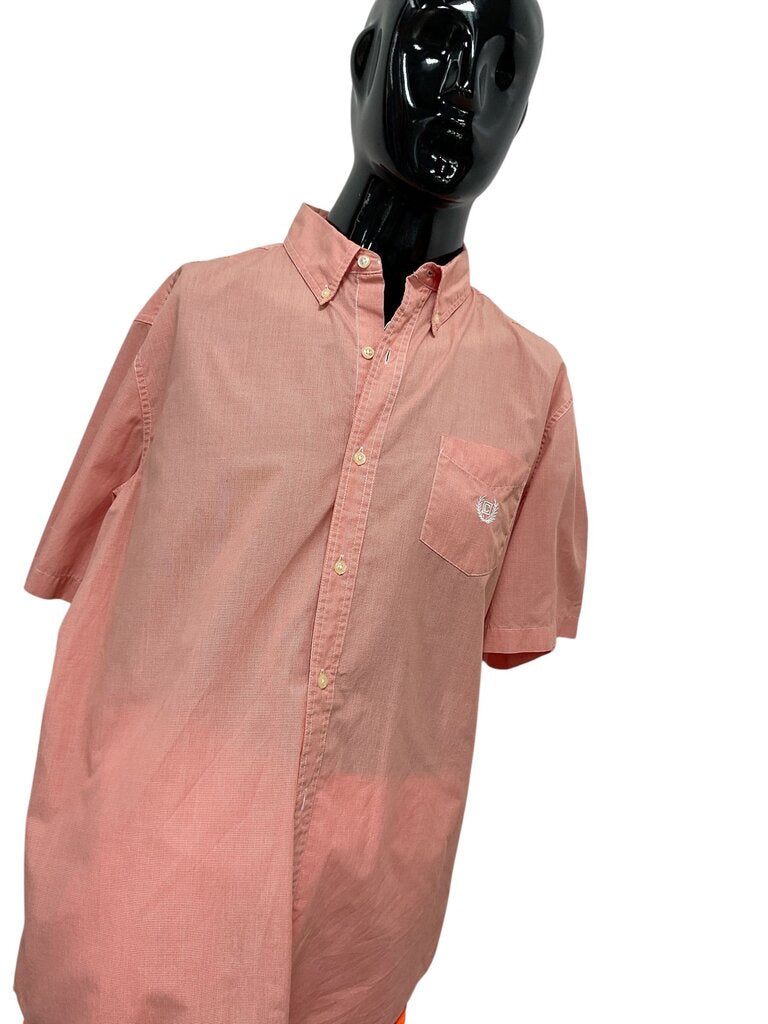 Chaps (XXL) Red Spotted Button Down