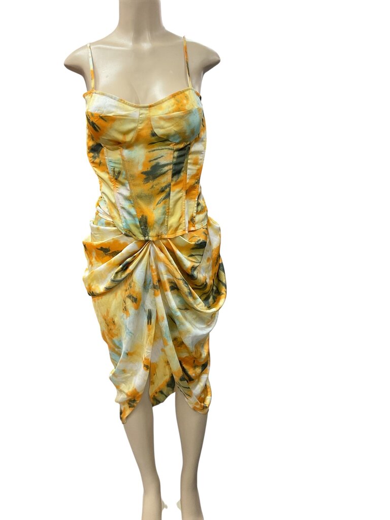 Pretty (8) Little Thing Yellow Printed Two Piece Outfit