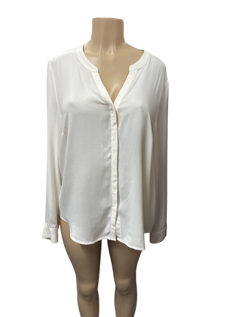 Apt (XL) 09 Cream L/S Blouse