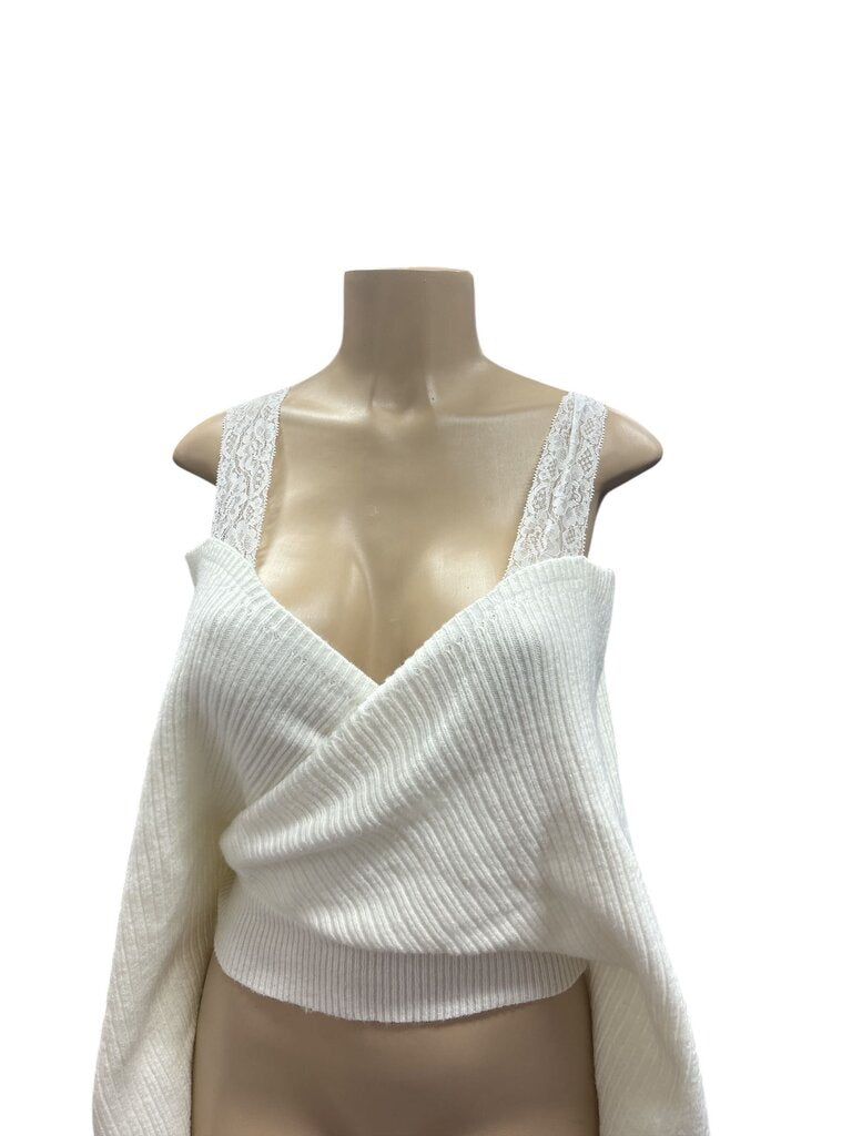 Romwe (MED) Cream Sweatere