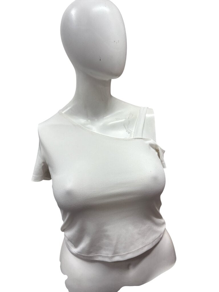 MOW (Large) Tan Cream Blouse