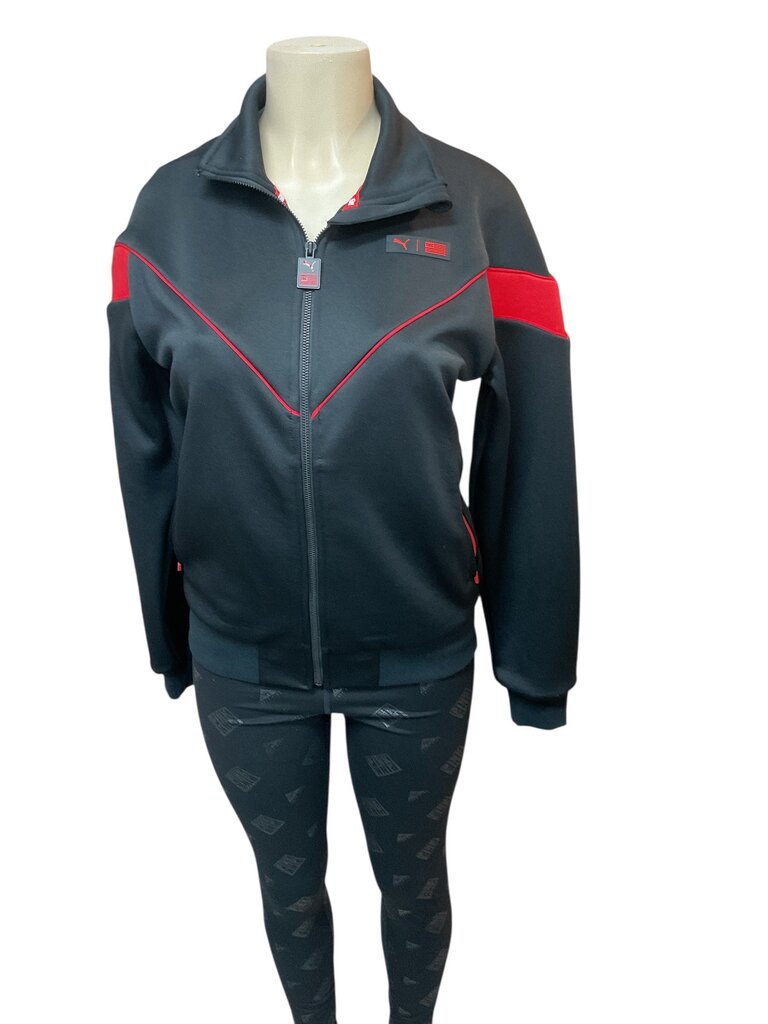 Puma (XS) Black/Red Zippered Jacket