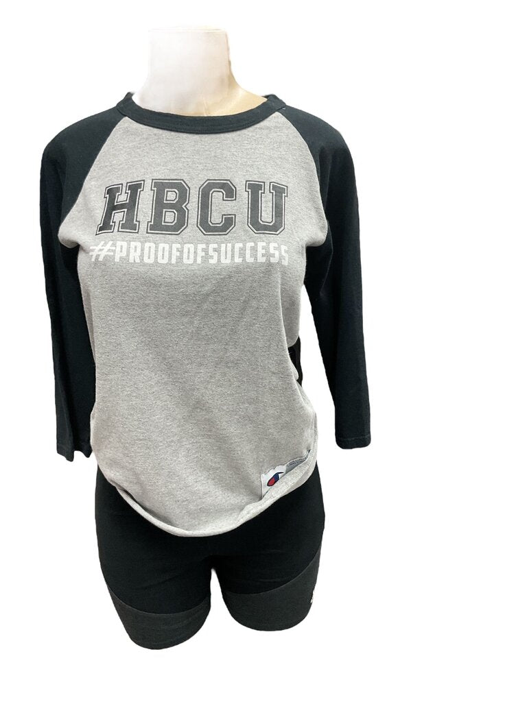 Champion (Small) HBCU Success Grey/Black Tee