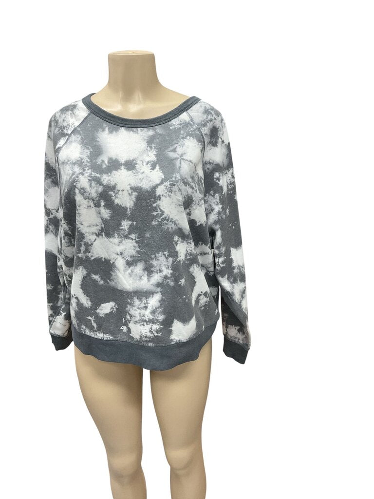 Grayson (XL) Grey/White Crewneck Sweatshirt