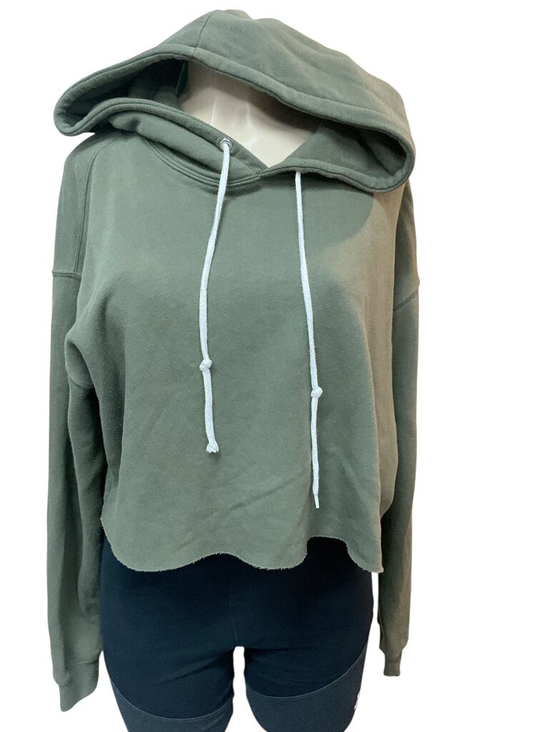 Wild (XL) Fable Green Cropped Hoodie