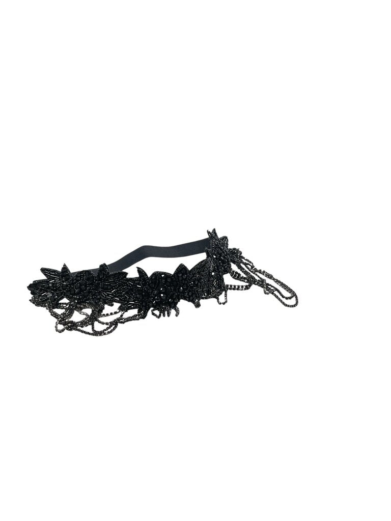 Black Rhinestone Headpiece