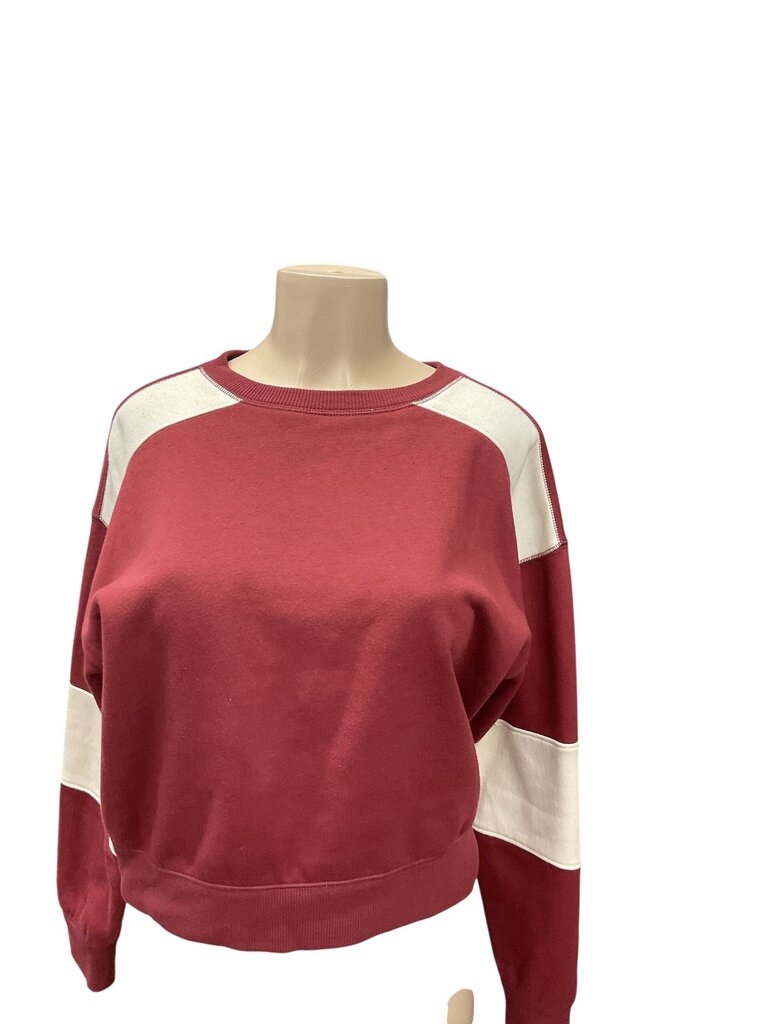 Universal (Small) Thread Burgundy/Cream Crew Neck Sweatshirt