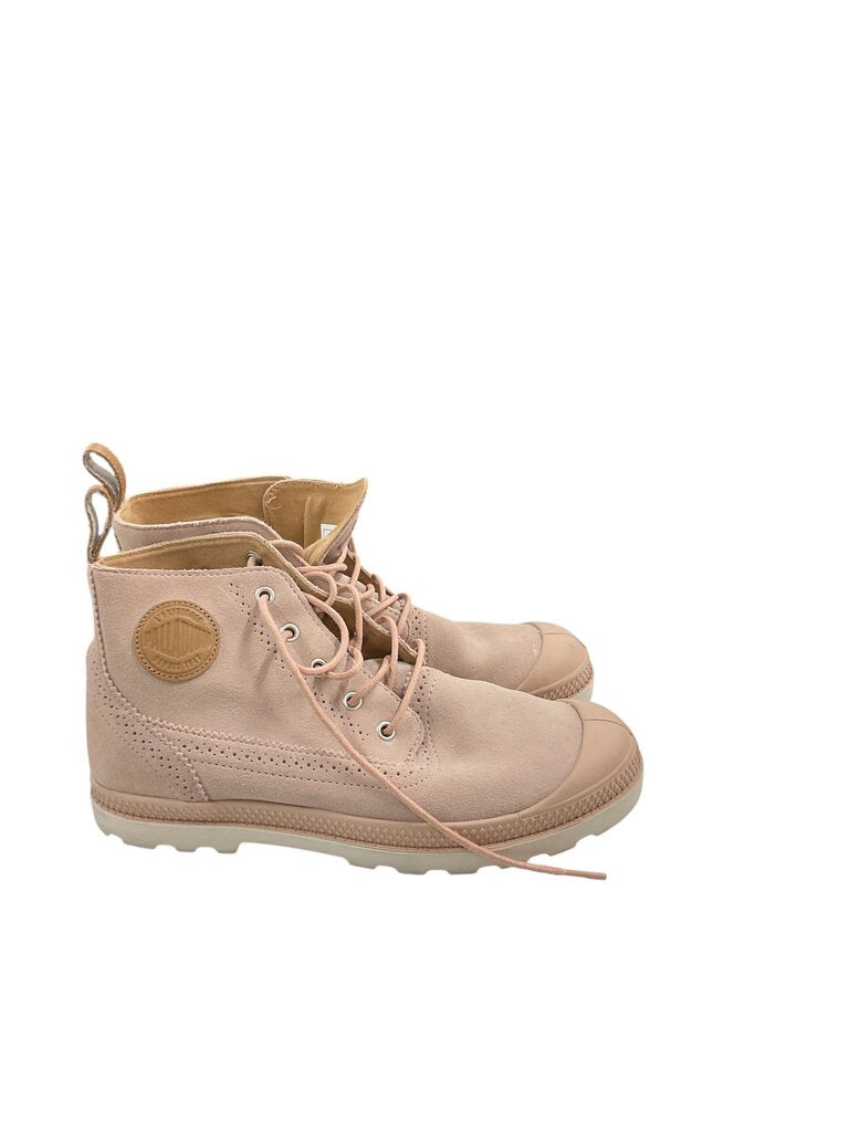 Palladium (10) Pink Rubber Sole Bootie