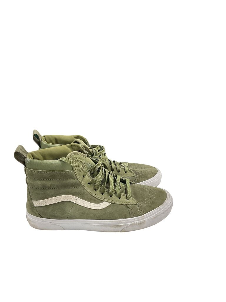 Vans (9.5) Green Suede High Top Sneaker