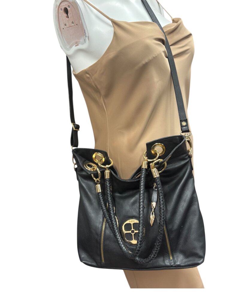 Iman Black shoulder bag