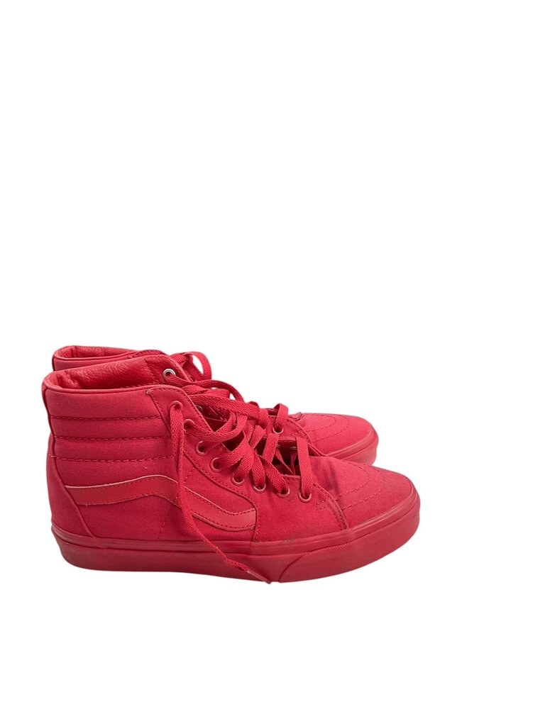 Vans (6.5 M) Red High Top Sneakers