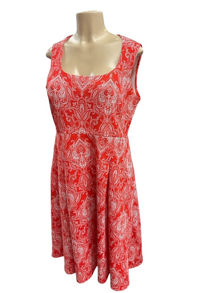 Slinky (Large) Brand Red/White Sleeveless Dress