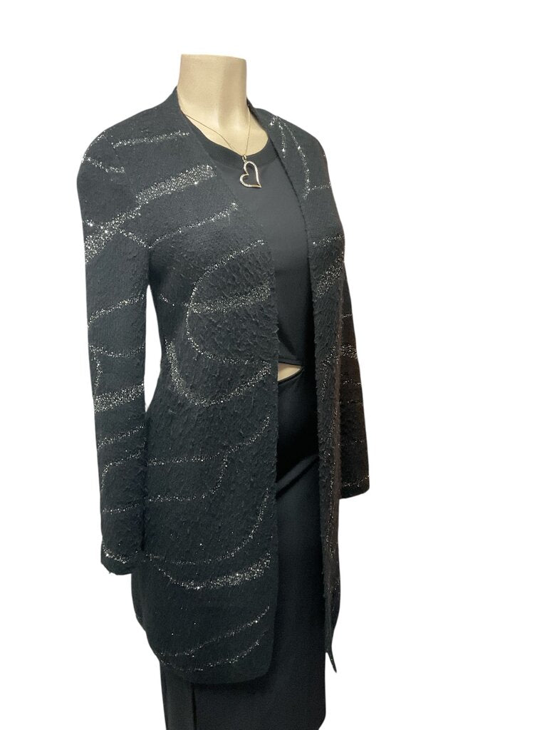 Alfani (Small) Black Silver Long Sweater